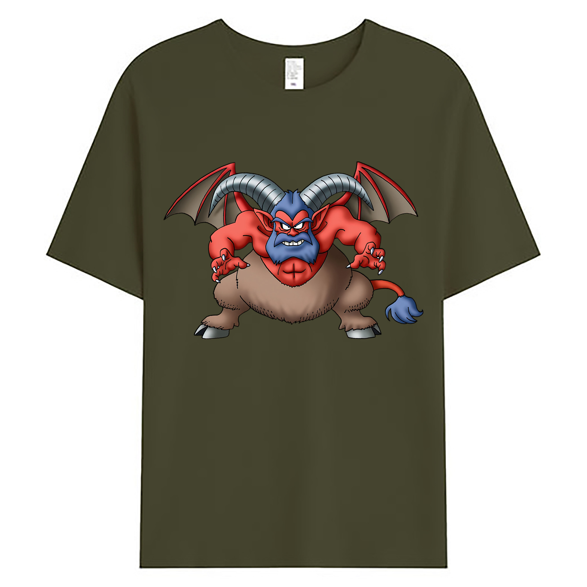 （画像用） ドラゴンクエスト Doragon Kuesuto Dragon Quest 綿100％ メンズ半袖Tシャツ｜肌触りやわらか＆通気性